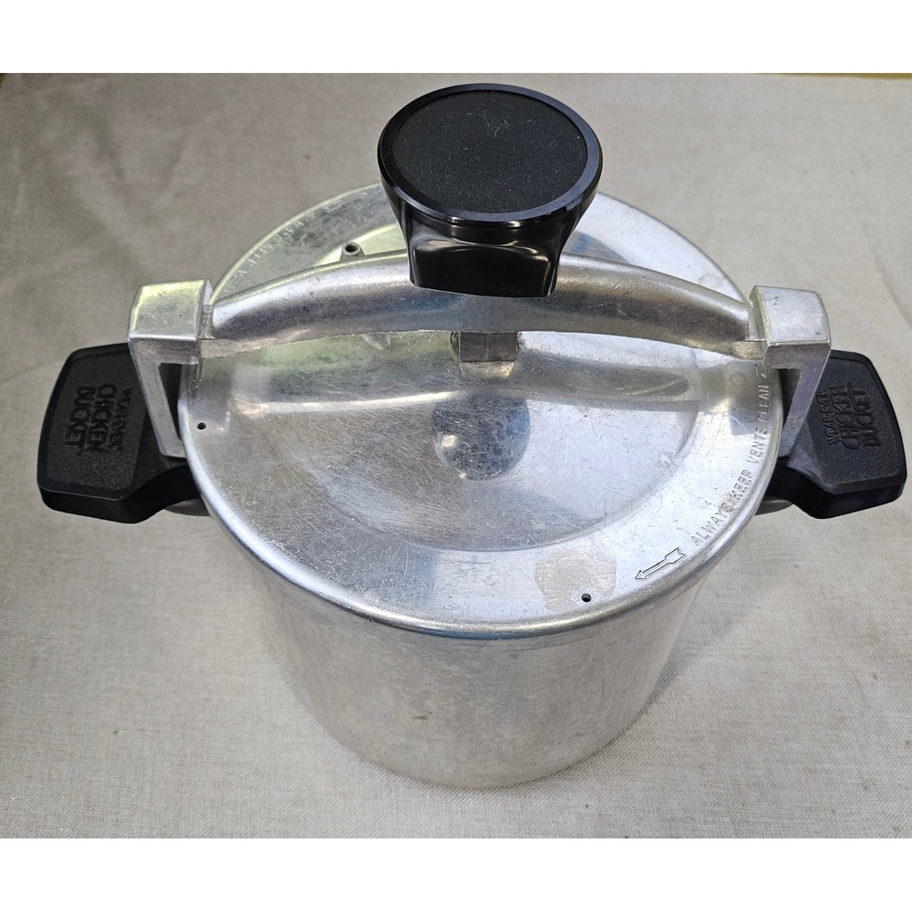 Wear-Ever Chicken Bucket Pressure Fryer Unisex 6 Qt 90026 Aluminum Vintage USA